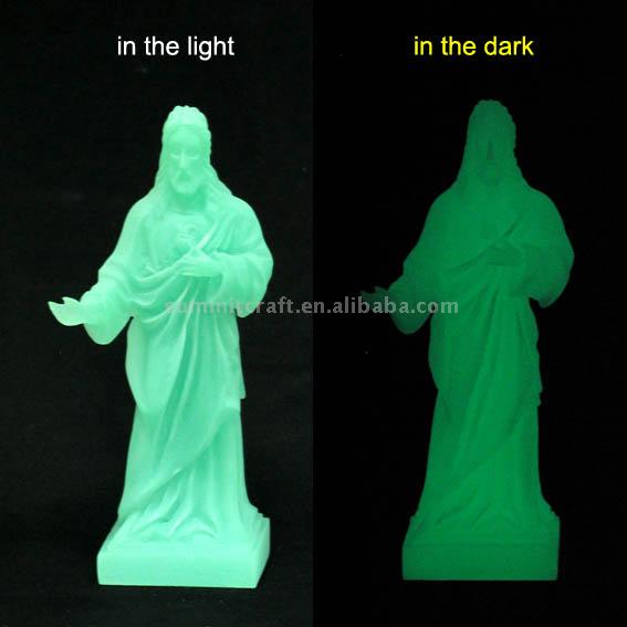  Luminous Polyresin Figurines (Jesus) (Luminous Polyresin Figuren (Jesus))