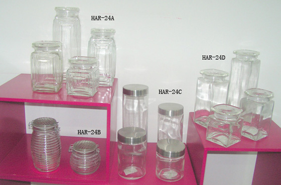  Glass Canister Set (Glass Kanister Set)