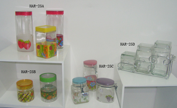 Glass Kanister Set (Glass Kanister Set)