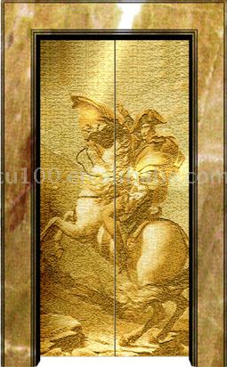  Copper Elevator Door (Copper Door Ascenseur)