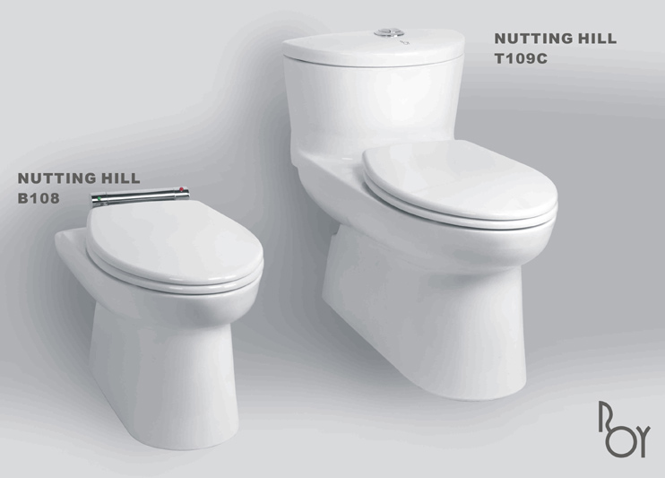  Nutting Hill Toilet and Bidet (Nutting Hill WC et bidet)