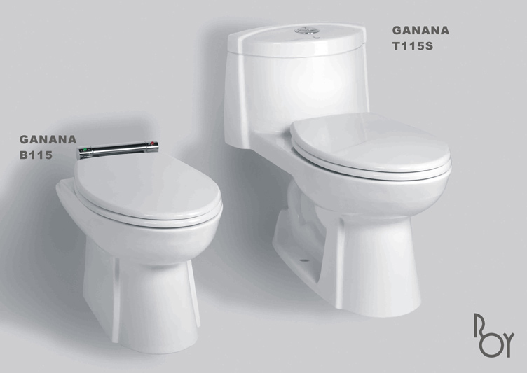  Ganana Toilet and Bidet (Ganana WC et bidet)