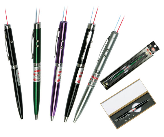  3 in 1 Classical Laser Pen with LED Lamp (3 en 1 Classique Laser Pen avec LED Lamp)