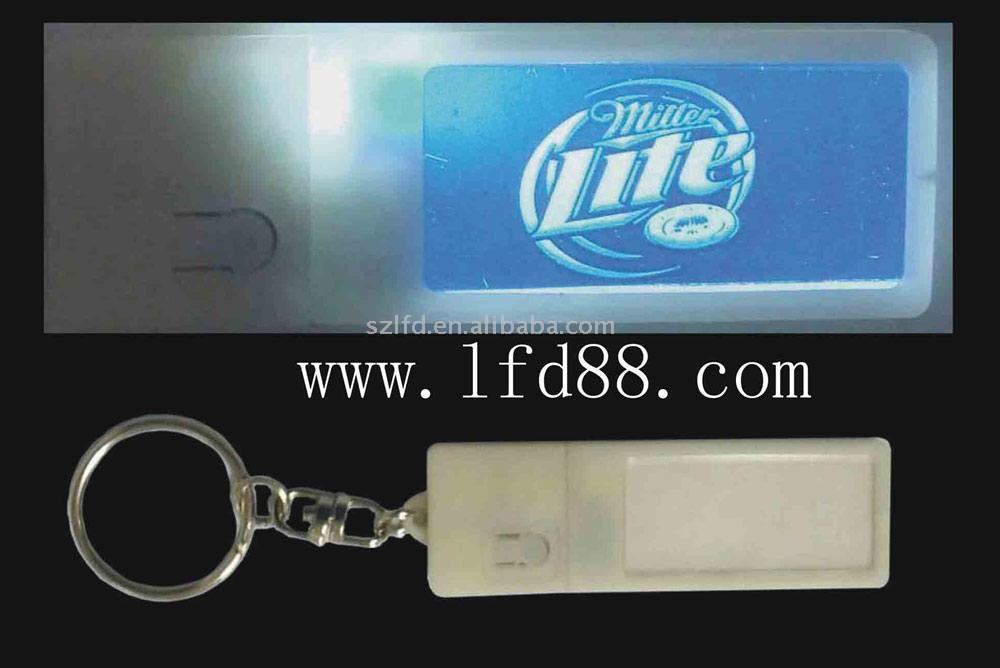  LED Logo Rectangle Keychain (Светодиодные Logo прямоугольник брелок)