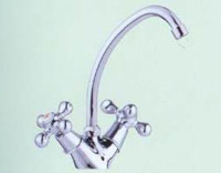  Double Handle Kitchen Faucet ( Double Handle Kitchen Faucet)