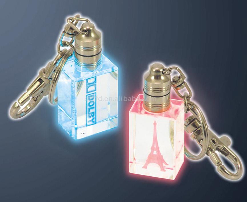  Crystal Keychain with Light ( Crystal Keychain with Light)