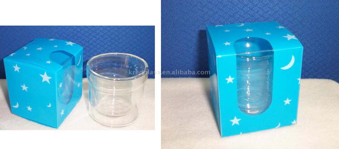  Clear Glass Cups (Открытый стеклянных стаканчиков)