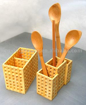  Bamboo Scoop and Storage
