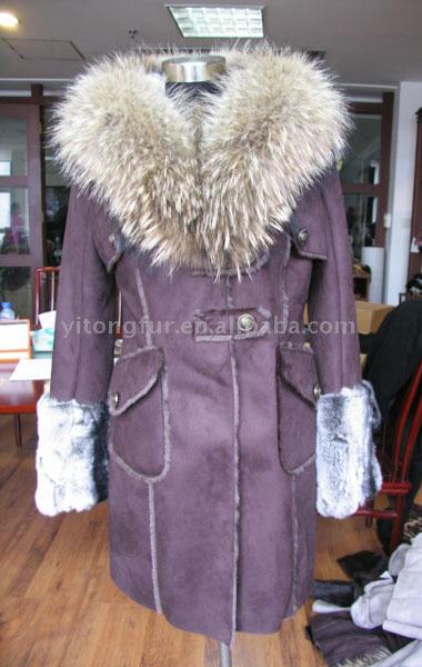  Coat with Silver Fox Collar ( Coat with Silver Fox Collar)