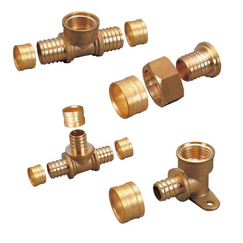  Brass Fittings for PEX Pipes (Латунные фитинги для PEX трубы)