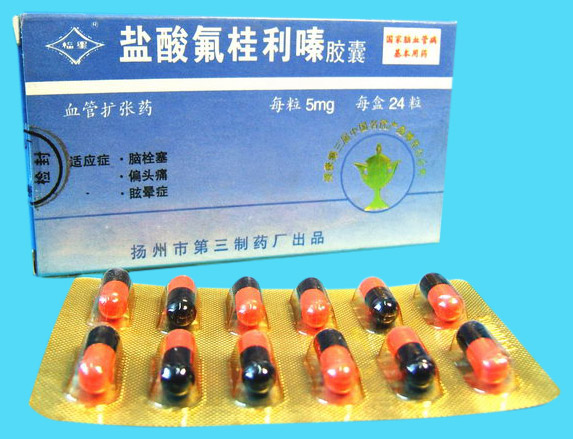  Flunarizine Hydrochloride Capsule (Flunarizine гидрохлорид капсулы)