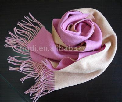  Wool Scarf with Double Colors (Шерсть шарф с Double цвета)