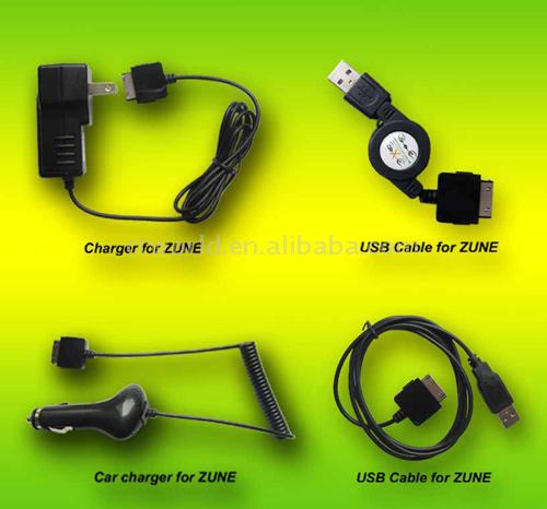  Car Charger for Microsoft ZUNE (Chargeur voiture pour Microsoft Zune)
