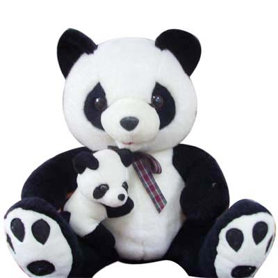  Plush Panda Mother & Son (Peluche Panda Mère & Fils)