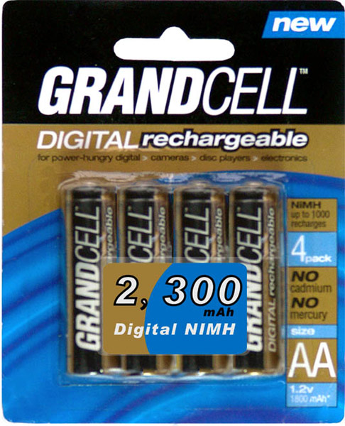  Digital Ni-MH Rechargeable Batteries (Digital Ni-MH-Akkus)