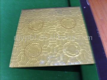  Acid-Etched Artistic 24K Golden Offline Reflective Glass ( Acid-Etched Artistic 24K Golden Offline Reflective Glass)