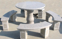  Granite Table, Garden Product (Table en granit, jardin du produit)