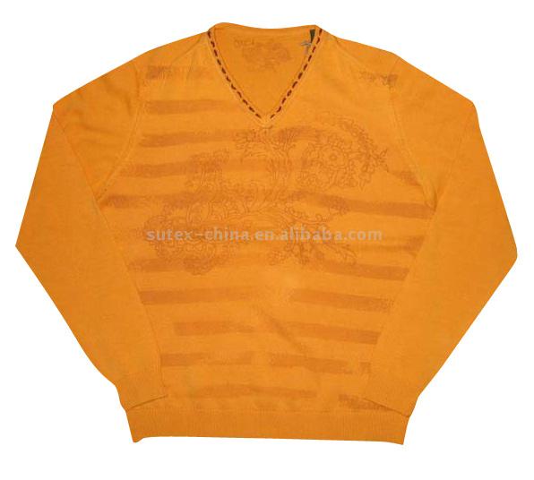 Men`s Strick-Pullover mit V-Ausschnitt (Men`s Strick-Pullover mit V-Ausschnitt)