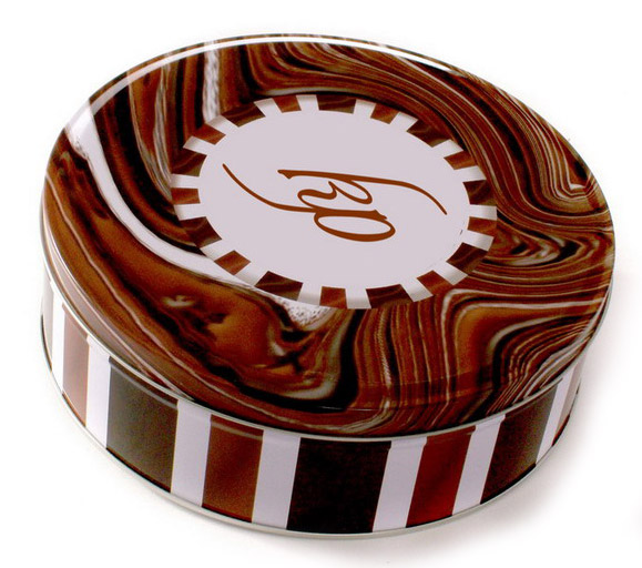  Round Cookie Tin (Cycle Cookie Tin)