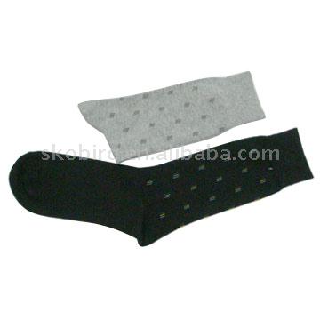  Men`s Jacquard Solid Socks (Men`s Jacquard Solid Socks)