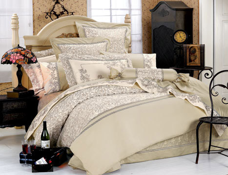  Flocking Fabric Bedding Set (Flocage Tissu Ensemble de literie)