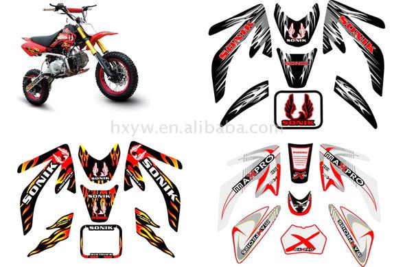  Dirt Bike Decal (Байк Термоаппликации)