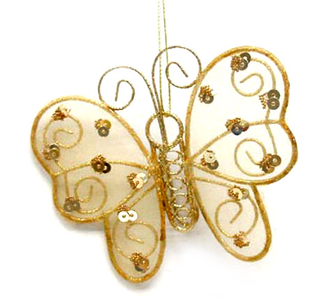 Weihnachten Butterfly Hanging Ornament (Weihnachten Butterfly Hanging Ornament)