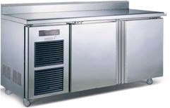  Double Door Counter Stainless Steel Refrigerator (Double Door Counter acier inoxydable Réfrigérateur)