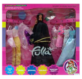  L0043 Toy Arabian Lady with Dresses ( L0043 Toy Arabian Lady with Dresses)