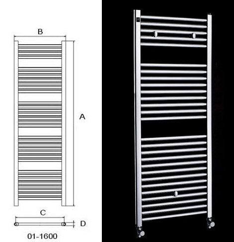  Towel Warmer (HB-R01 Series) Chrome/Straight Tube ( Towel Warmer (HB-R01 Series) Chrome/Straight Tube)