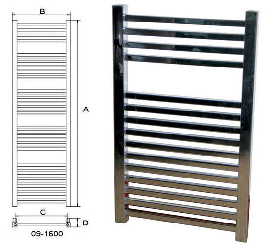  Towel Warmer (HB-R09 Series) Chrome/Quadrate Tube ( Towel Warmer (HB-R09 Series) Chrome/Quadrate Tube)