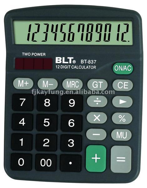  BT-837 Calculator (BT-837 Calculatrice)