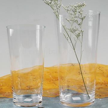  Handmade Clear Glass Vase