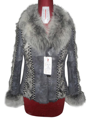  Fur Leather Coat (Fur Leather Coat)