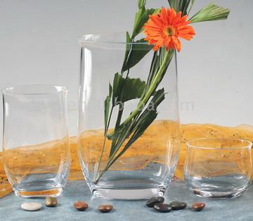  Clear Glass Vase