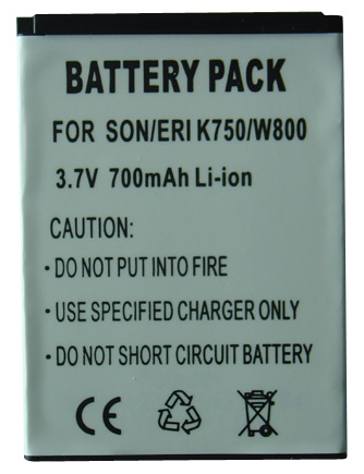  BAK Battery for Son/Eri K750/W800 (BAK Battery for Fils / Eri K750/W800)