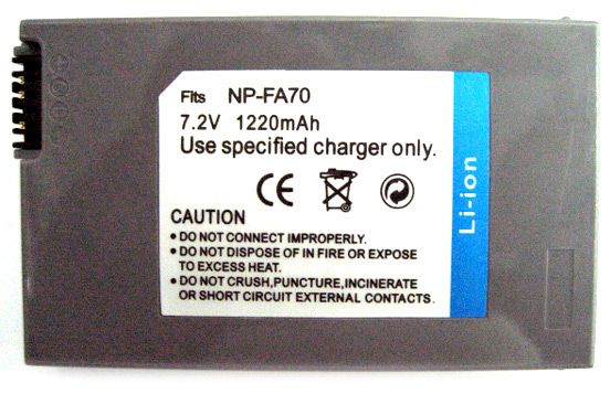  BAK Battery for Sony NP-FA70 (BAK Battery for Sony NP-FA70)