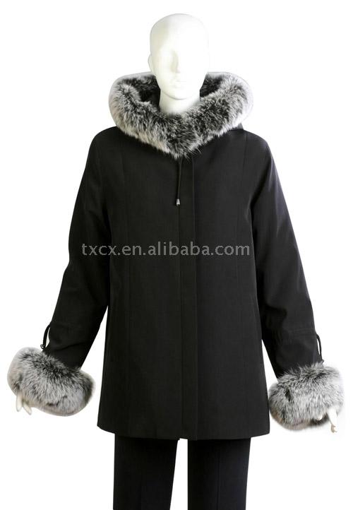  Composite Fabric Garment with Fox Trimming (Композитные ткани одежды Fox обрезка)