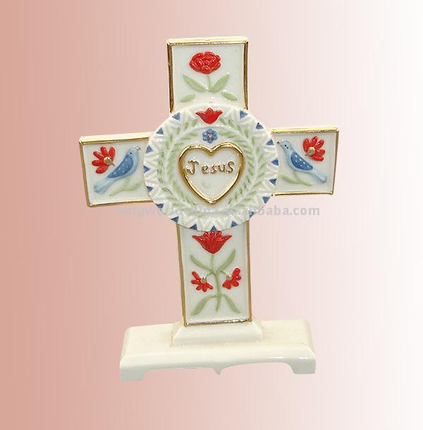  Porcelain Cross (Porzellan-Cross)
