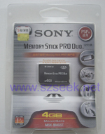 Sony Memory Stick PRO DUO 4GB (Sony Memory Stick PRO DUO 4GB)