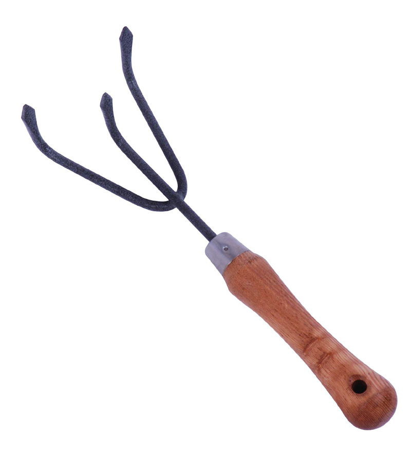  Carbon Steel Cultivator with Ash Wood Handle (Углеродистая сталь культиватор с деревянной ручкой Ash)