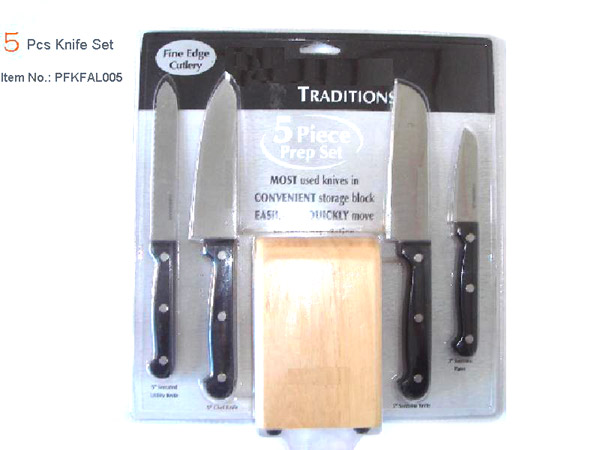  5pcs Knife Block Set