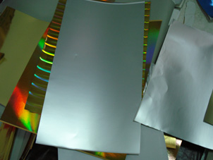  Silvery Aluminum Foil Laminated Paperboard (Gloss Face) (Silbernen Alu-Folie laminiert Karton (Gloss Face))