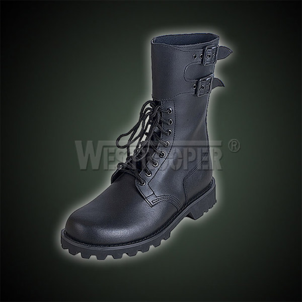  Black Leather Ranger Army Boots (Black Leather Boots Army Ranger)