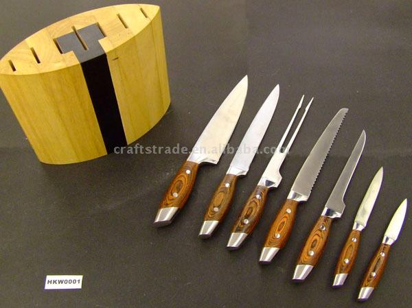  Kitchen Knife Set (Ensemble de couteaux de cuisine)