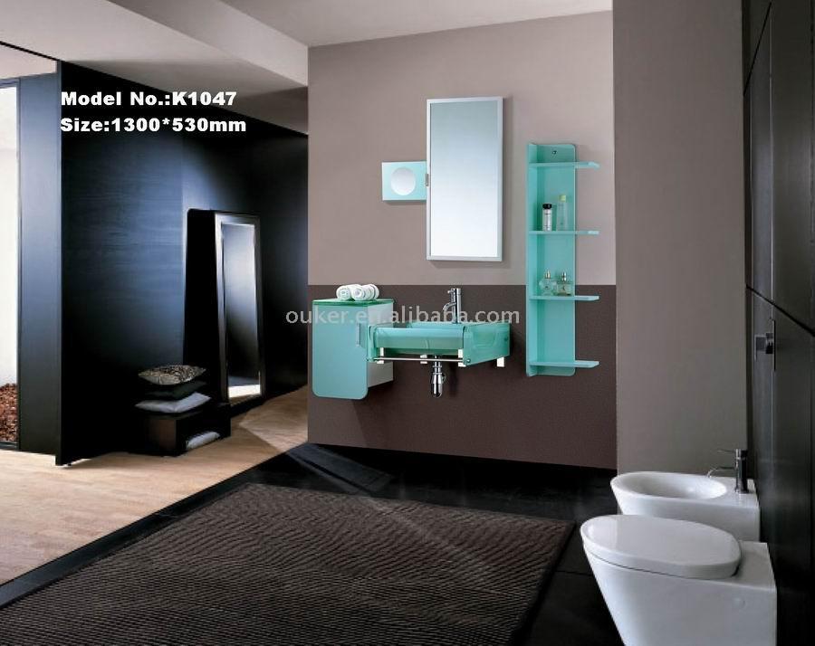  Curved Glass Washbasin Vanity ( Curved Glass Washbasin Vanity)