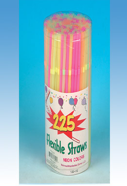  Flexible Drinking Straws (Pailles en plastique souple)