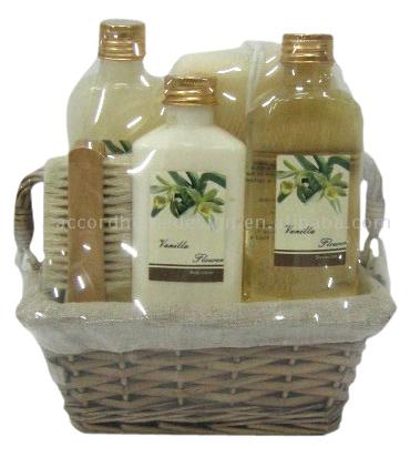  Wicker Basket Bath Set (Panier en osier Ensemble de bain)