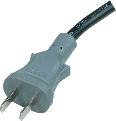  Japan Type Two Flat-Pin Plug with Power Cable (Japon Type Deux plates-Pin Plug avec Power Cable)