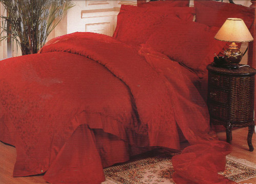  Red Leafage Bedding Set ( Red Leafage Bedding Set)